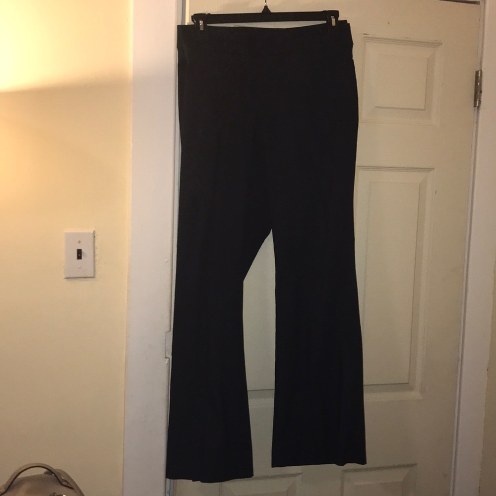 Navy Blue Allie Boot Leg Dress Trousers